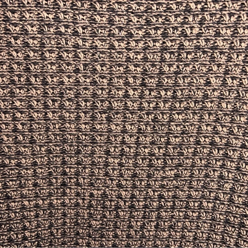 Small Eight Eight Eight Brown Cowl Neck Long Sleeve Sweater Cotton Knit